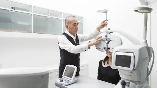 การวัดสายตาประกอบแว่นระบบ 3 มิติ