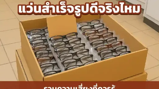  แว่นสำเร็จรูปดีจริงไหม ทำไมถึงไม่แนะนำให้ใช้