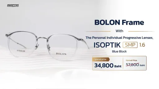 BOLON Eyewear + ISOPTIK SMP Ultra-Precision Progressive Lenses