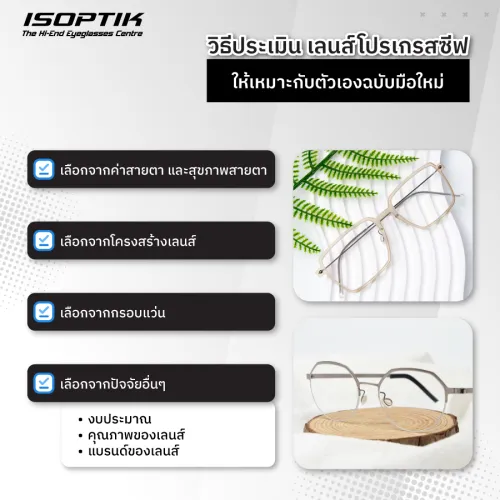 เลนส์โปรเกรสซีฟ ราคา