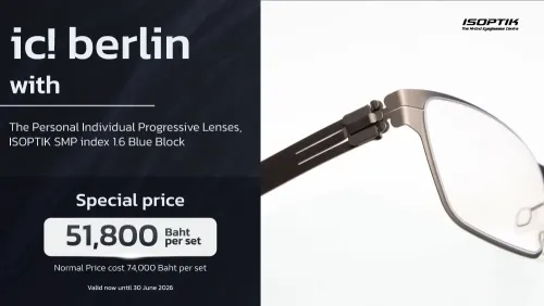 ic! berlin Eyewear + ISOPTIK SMP 1.6 German Lab Progressive Lenses