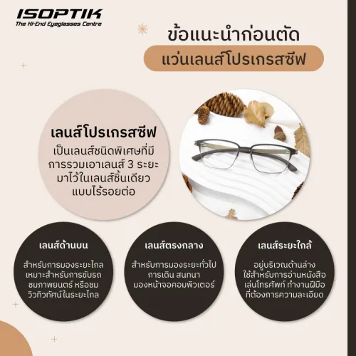 แว่นเลนส์โปรเกรสซีฟ