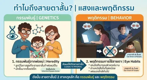 ทำไมถึงสายตาสั้น