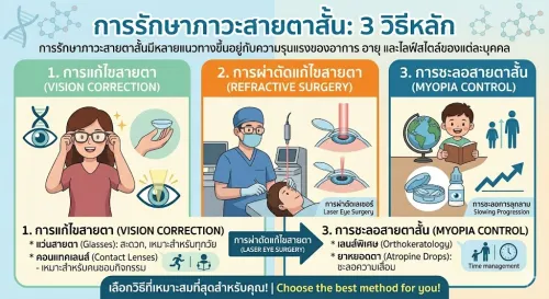 การรักษาสายตาสั้น