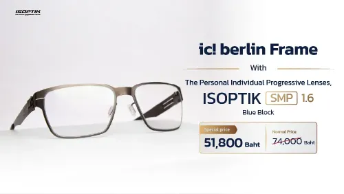 ic! berlin Eyewear + ISOPTIK SMP 1.6 German Lab Progressive Lenses