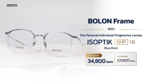 BOLON Eyewear + ISOPTIK SMP Ultra-Precision Progressive Lenses