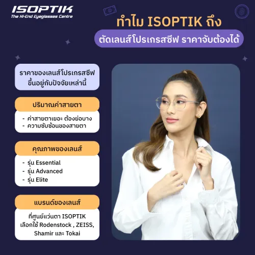 เลนส์โปรเกรสซีฟ ราคา