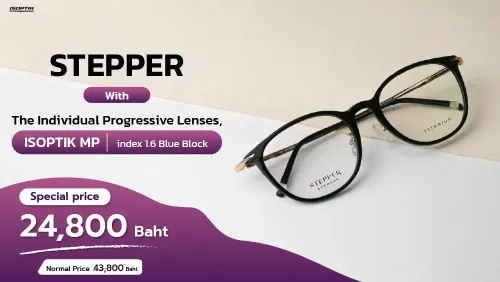 STEPPER Eyewear (Hypoallergenic) + ISOPTIK MP Individualized Lenses