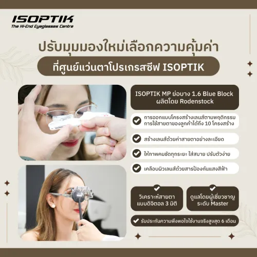ราคา เลนส์โปรเกรสซีฟ