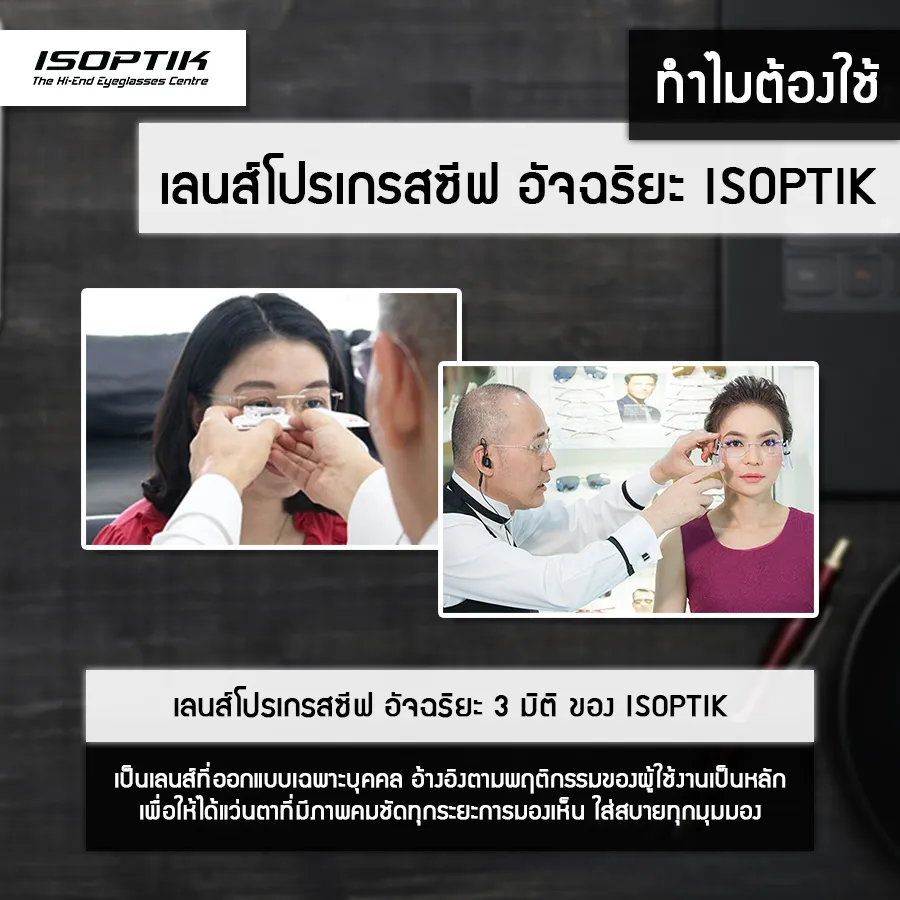 เลนส์โปรเกรสซีฟ อัจฉริยะ ( Smart Progressive Lens ) คืออะไร ?