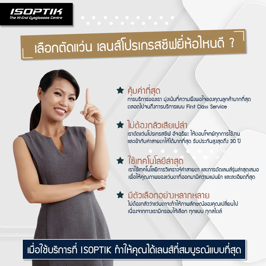 เลนส์โปรเกรสซีฟยี่ห้อไหนดี