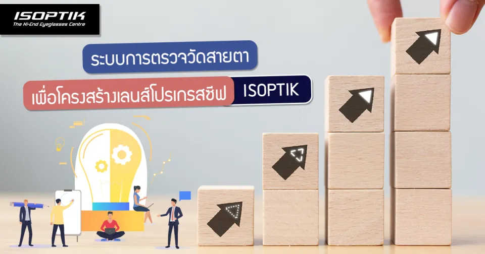 ระบบการตรวจวัดสายตา เพื่อ โครงสร้างเลนส์โปรเกรสซีฟ ISOPTIK