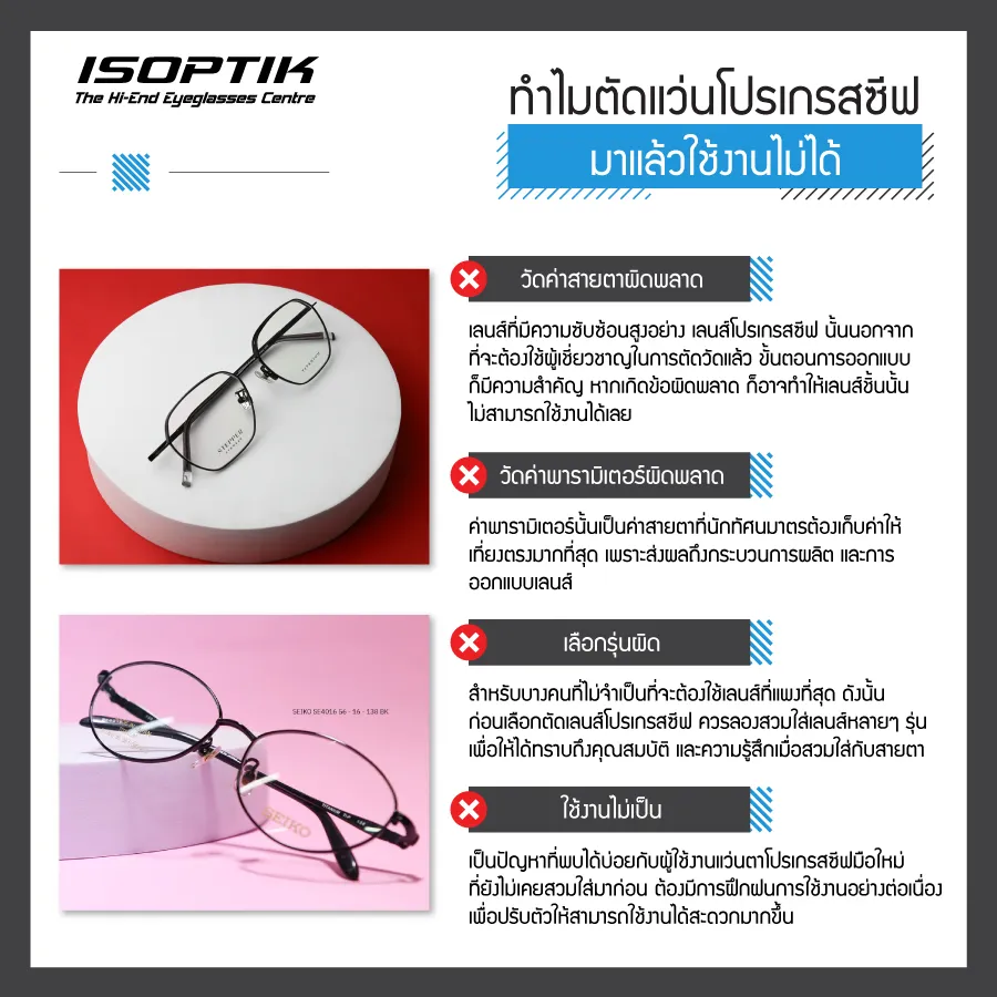 ตัดแว่น progressive ที่ไหนดี