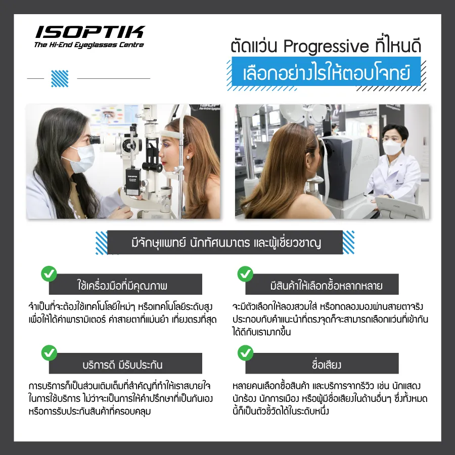 ตัดแว่น progressive ที่ไหนดี
