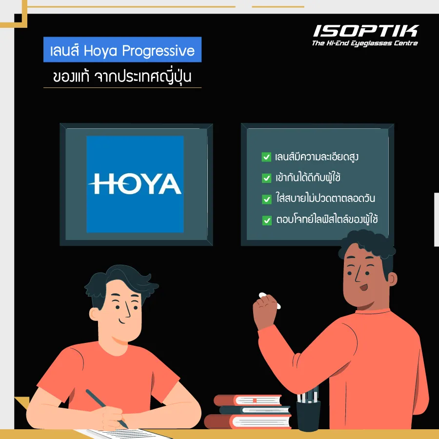 เลนส์ Hoya Progressive