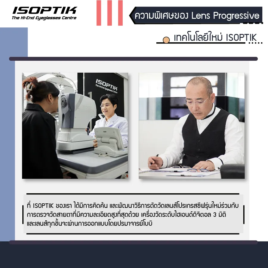 Lens progressive แก้ไขภาวะสายตาเอียงได้ไหม ?