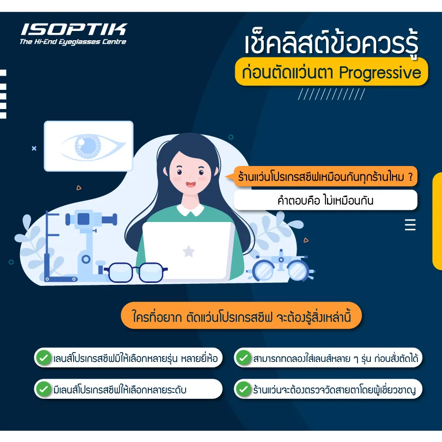 ตัดแว่น โปรเกรสซีฟ ที่ไหนดี ที่มีคุณภาพสมราคา และได้รับบริการจากผู้เชี่ยวชาญ !?