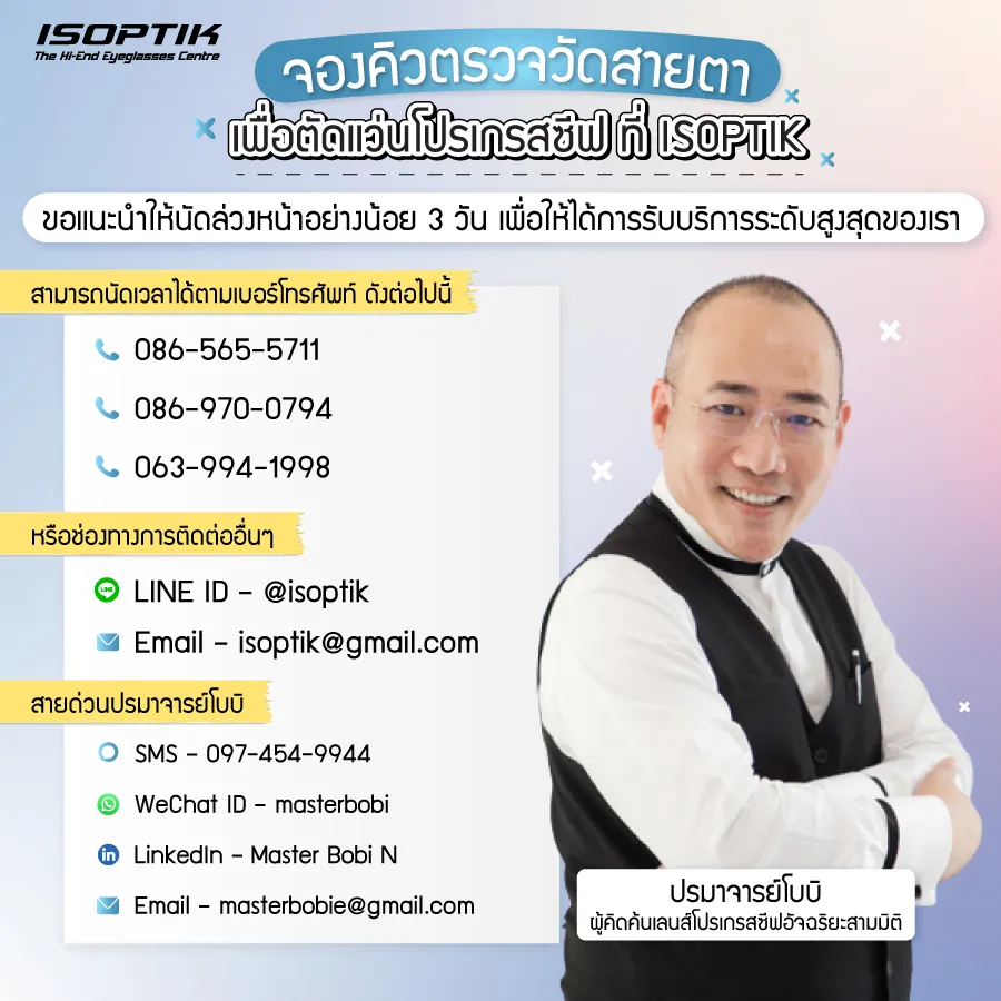 ราคาโปรเกรสซีฟเลนส์