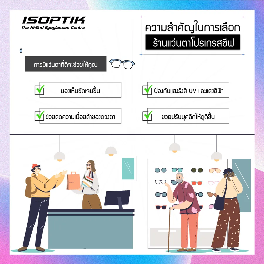 ตัดแว่นครั้งแรกเลือก ร้านแว่นตาโปรเกรสซีฟ ยังไงดี ?